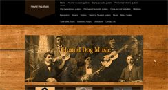 Desktop Screenshot of hounddogmusic.co.uk